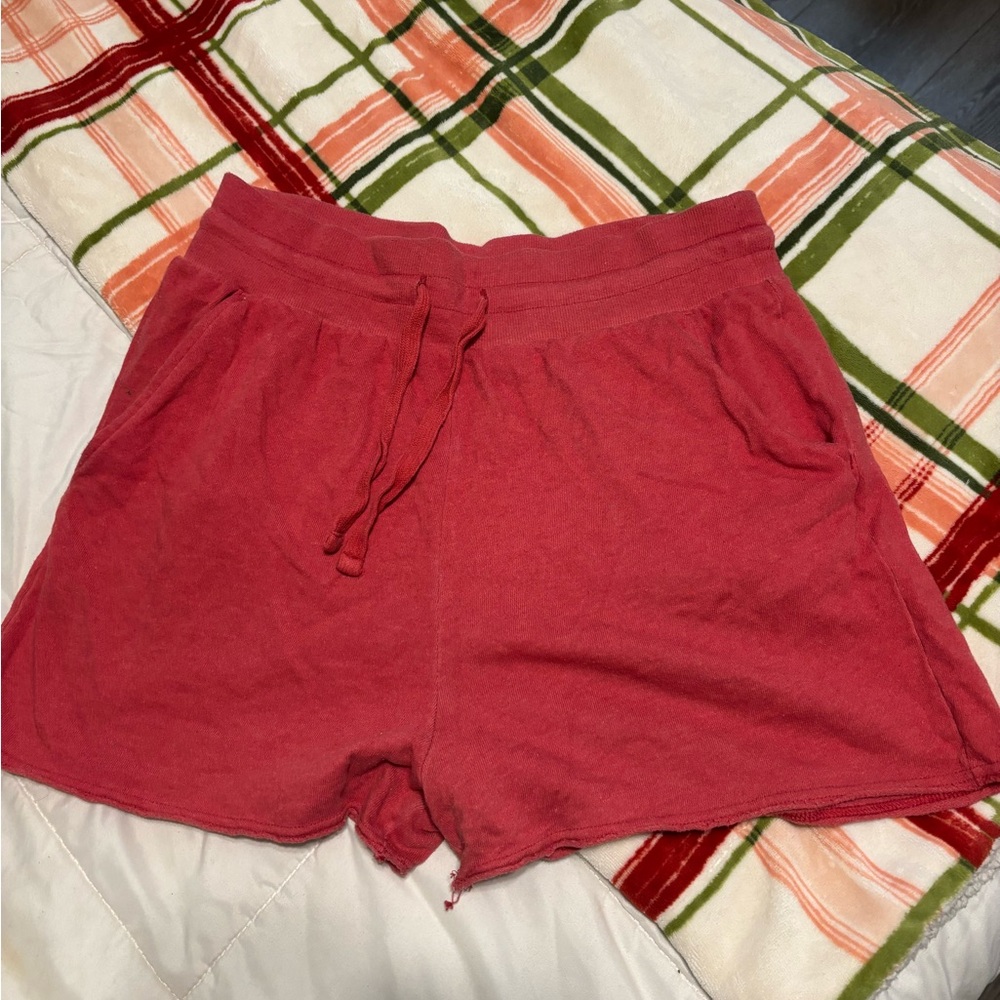Red shorts